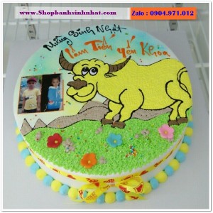 Bánh Sinh Nhật Con Trâu - LS06